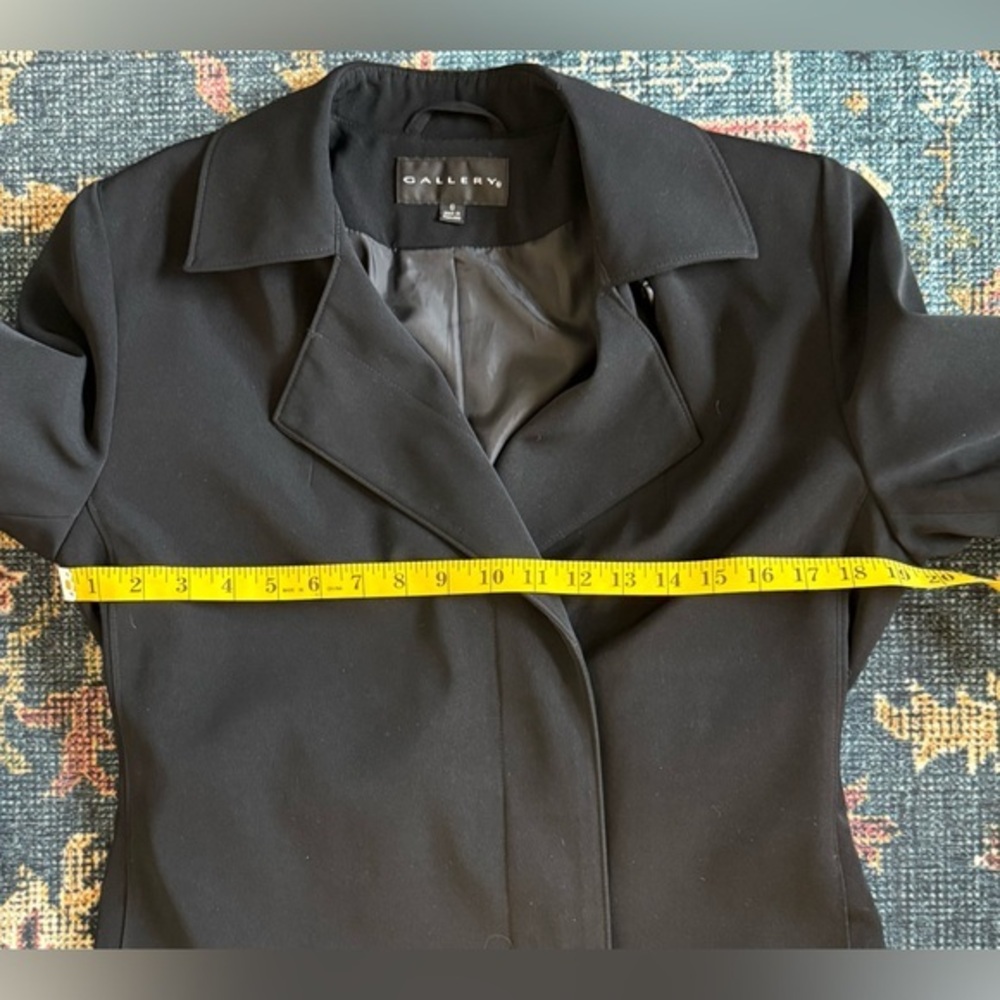 VINTAGE GALLERY TRENCH WOMENS SIZE 6 - Picture 12 of 13